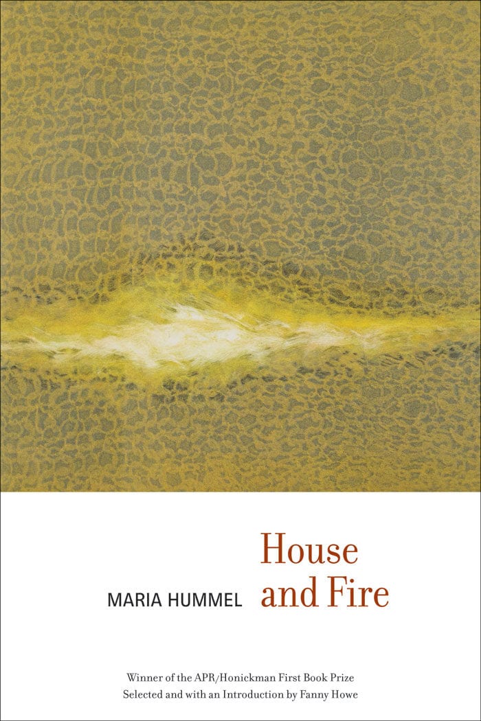 House and Fire Maria Hummel Copper Canyon Press