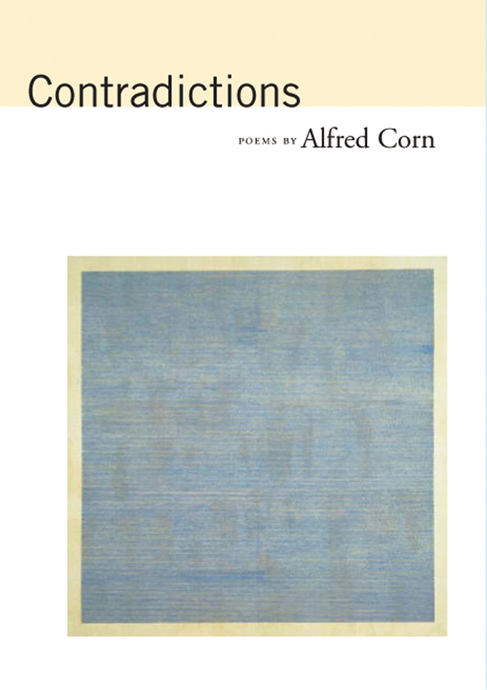 Contradictions by Alfred Corn - Copper Canyon Press